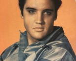 Elvis Presley Magazine Pinup Elvis In Button Up - $3.95