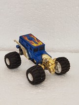 Brevette Mojorette Blue Jeep Gold Rhino head and side pipes flames Toy 2014 - £10.35 GBP