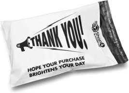 Shop4Mailers 10 X 13 Thank You Megaphone Hope Your Purchase Brightens Yo... - £11.18 GBP