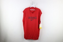 NOS Vtg Y2K Nike Soccer Mens XL Travis Scott Center Swoosh Sleeveless T-Shirt - £46.47 GBP