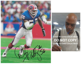 Darryl Talley signed Buffalo Bills football 8x10 photo Proof COA. autogr... - £58.25 GBP