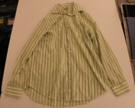 Banana Republic Men&#39;s Large Striped Button-Down Shirt - £15.58 GBP