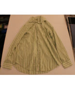 Banana Republic Men&#39;s Large Striped Button-Down Shirt - £15.63 GBP