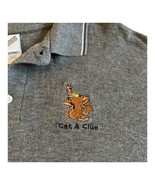 Scooby Doo Polo Get a Clue Short Sleeve Textured Golf Shirt XL VTG Warne... - £17.22 GBP