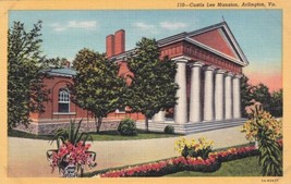 Custis Lee Mansion Arlington VA Virginia Postcard E05 - £2.41 GBP