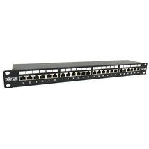 Tripp Lite 24-Port Cat6a Shielded Patch Panel, RJ45, 10 Gbps, STP, 110 Punch Dow - £201.71 GBP