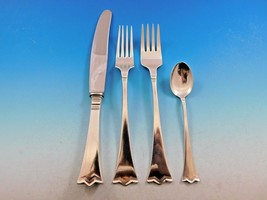 Kronesolv by J Tostrup Norway Sterling Silver Flatware Set Service 24 Pieces - £1,525.24 GBP