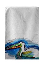 Betsy Drake White Pelican Head Beach Towel - £54.50 GBP