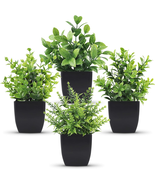 Set of 4 Pack Small Fake Plants Mini Artificial Faux Plants Indoor for B... - €18,58 EUR Set of 4 Pack Small Fake Plants Mini Artificial Faux Plants Indoor for B... - €18,58 EUR