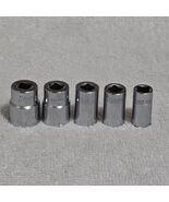 VTG Snap-On 1/4" Drive 12-Point Socket Lot MV10 MV11 MV12 MV14 MV16 USA ... - €48,80 EUR