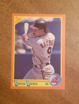1990 Score Rookie / Traded Carlos Baerga ROOKIE RC #74T Cleveland Indians  - £1.40 GBP