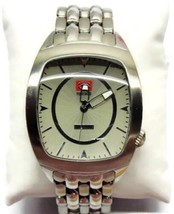 Marc Ecko Rhino E13506G Stainless Steel Push-Button Clasp Glo Watch New Battery - $74.25