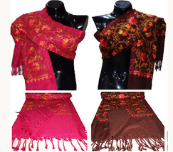 Embroidered Women&#39;s Cashmere Shawl - Perfect Gift for Celebrations and W... - $39.99