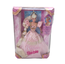 Vintage 1997 Rapunzel Mattel Barbie Doll # 17646 Long Blonde Hair In Box - £58.70 GBP