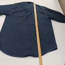 Great Northwest RN#29360 Men's Blue Cotton Heavyweight Button Up Shirt Size L image 5