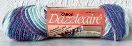 Vintage Caron Dazzleaire Acrylic Nylon Worsted Yarn-1 Skein Snow Ski Ombre #2671 - £8.76 GBP