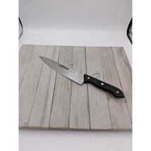 Koch Messer Chef&#39;s Kitchen Knife Rostfrei Inox Black Handle 8&quot; Stainless Blade - £5.53 GBP