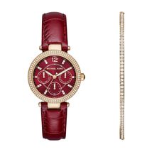 Michael Kors Parker Chronograph Rose Gold-Tone Stainless Steel Women&#39;s Watch (Mo - £89.42 GBP+