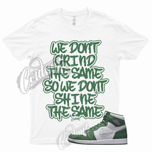 GRIND T for 1 Retro Gorge Green High Metallic Silver White Shirt To Match Pine - £18.40 GBP+