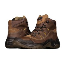 Berrendo men’s steel toe work boots 6” in Sierra - £87.85 GBP