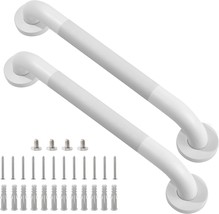 Shower Grab Bar, 2 Pack 16 Inch White Bathroom Grab Bar, 1.25&quot; Diameter 304 - $837.49 MXN