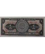 1967 Mexico Peso Calendario Uncirculated Lucky 7777 - £11.76 GBP