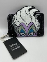 The Little Mermaid Ursula 35th Anniversary Exclusive Sequin Zip Around W... - $45.00