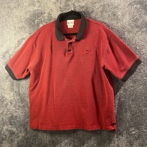 Disney Shirt Mens 2XL XXL Red Walt Disney World Mickey Mouse Golfer Slim - $9.03