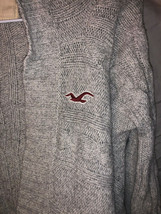 Aeropostale Womens Girls Cardigan Long Sleeve Grey Knit Sweater X Small - $40.49