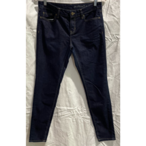Gap Womens Skinny Jeans Blue Stretch Dark Wash Denim Pockets Comfort 10 - £10.84 GBP