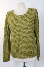 NWOT Gudrun Sjoden M Green Dot Organic Cotton Cardigan Sweater - £34.89 GBP