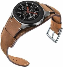 Gear S3 Leather Band Samsung 22mm Premium Replacement Smart Watch Strap - £40.50 GBP