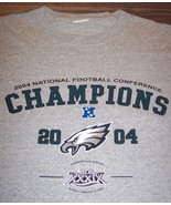 Vintage PHILADELPHIA EAGLES 2004 NFC Champions Super Bowl XXXIX  T-Shirt... - €17,07 EUR