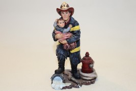 VTG Vanmark Red Hats of Courage &quot;Hero&quot; Firefighter Figurine 1999 Fireman... - £15.63 GBP
