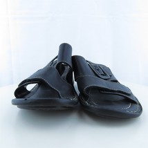 Josef Seibel Women Strappy Shoes  Black Leather Buckle Size 37 Medium (B, M) - £13.14 GBP