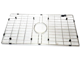 Sink Protector Stainless Steel Grid Center Drain 26-3/4&quot; x 13-1/4&quot; - £17.01 GBP