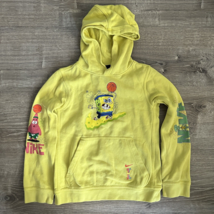 Nike Kyrie X Spongebob Yellow Hoodie Sweatshirt Basketball Kids Small Boys - £62.27 GBP