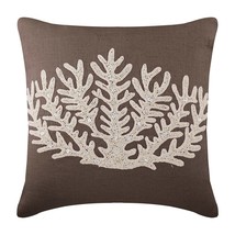 Brown Throw Pillow Covers 16&quot;x16&quot; Cotton, Coral Harvest - £34.25 GBP+