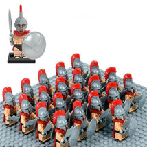21PCS Medieval Greece Roman Scutum Spartacus Legion Spartans Mnifigures Bricks  - £23.88 GBP