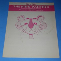The Pink Panther Sheet Music Vintage 1964 Henry Mancini Piano Solo - £19.65 GBP