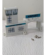 Vintage Micro Machines Super Van City Airport building Galoob replacemen... - $14.00