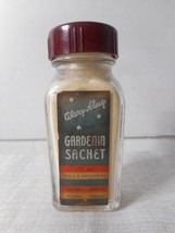 Gardenia Sachet Powder 1 1/4oz Square Glass Bottle JR Watkins Owen Illinois Logo - £18.89 GBP