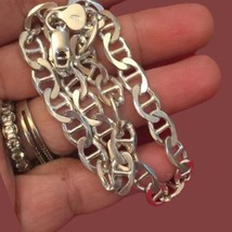 Sterling Silver 925 - ITALY 7mm Mariner Chain 27.8 Grams - Necklace 14.8... - $110.00