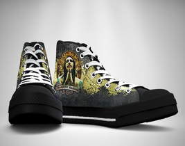New Marilyn Manson Printed Canvas Sneaker Shoes - £31.86 GBP+