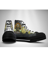 New Marilyn Manson Printed Canvas Sneaker Shoes - £31.32 GBP+
