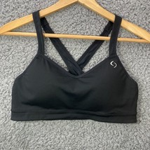 Moving Comfort Brooks Uprise Sports Bra Black Crossback Padded Wireless L - £21.51 GBP