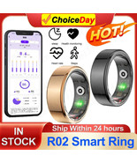 R02 Smart Ring Sleep  Fitness Tracker Waterproof Tech - $52.99+