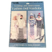 Vintage Thread Crochet Patterns, Fashion Doll Wedding and Honeymoon Wardrobe - £10.07 GBP