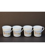 Set Of 4 Corning Corelle Country Memories Coffee Cups Mugs - £8.00 GBP