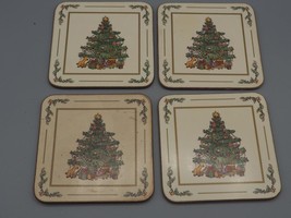 Set of 4 Pimpernel Christmas Coasters Made In England - £11.60 GBP